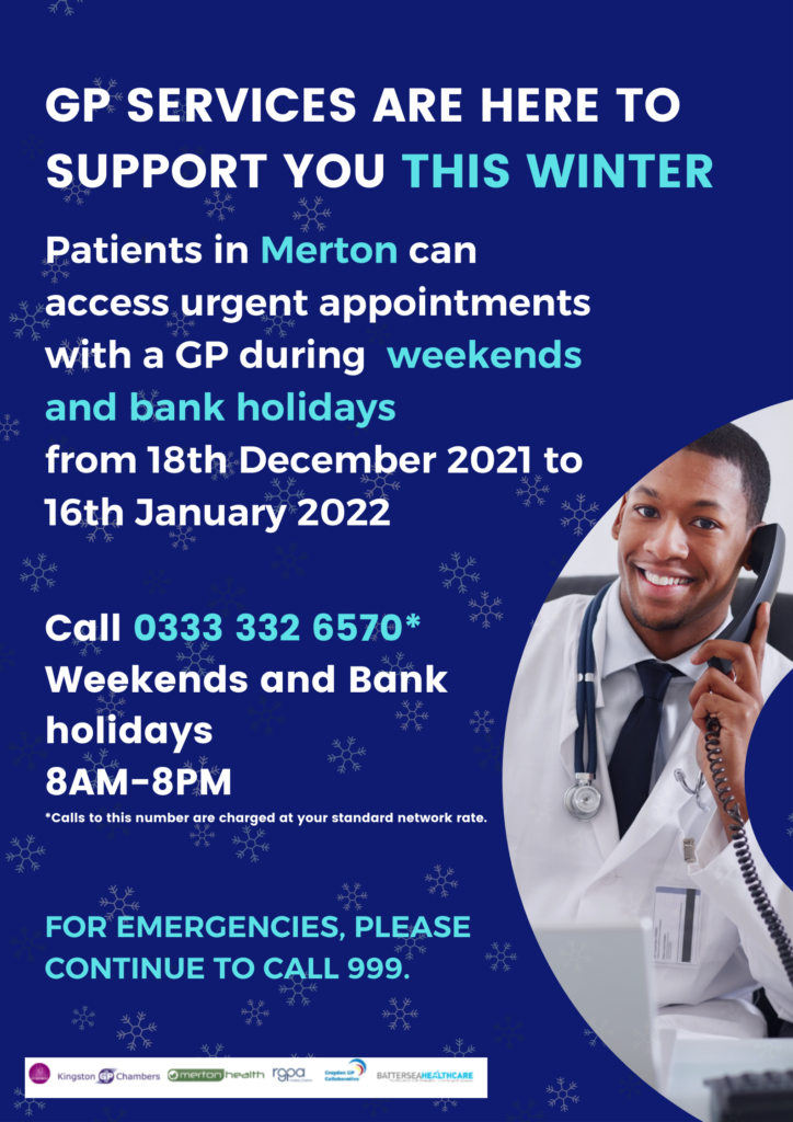 GP SERVICES ARE HERE TO SUPPORT YOU THIS WINTER